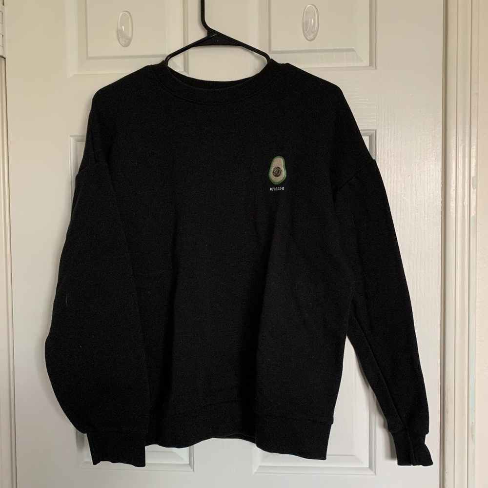 Avocado Black Crew Neck Sweater